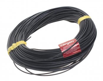 5 999 р. Провод монтажный ПВАМ 100м (сечение 2.5 кв.мм) черный CARGEN CARGEN ax3581002  с доставкой в г. Пермь. Увеличить фотографию 1