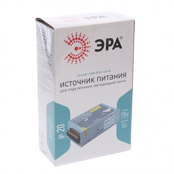 1 989 р. Блок питания светодиодной ленты 12V 150W IP20 ЭРА ЭРА б0044742  с доставкой в г. Пермь. Увеличить фотографию 3