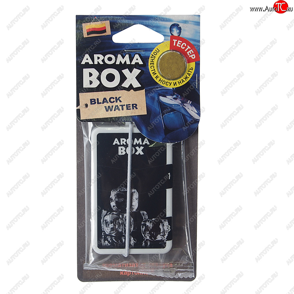 152 р. Ароматизатор подвесной картон высококапиллярный (лед черный) Aroma Box FOUETTE FOUETTE b-17  с доставкой в г. Пермь