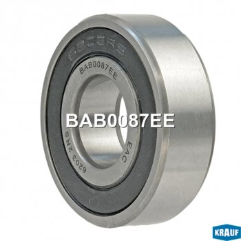 148 р. Подшипник генератора MITSUBISHI MAZDA TOYOTA (17x40x12мм) шариковый KRAUF KRAUF bab0087ee  с доставкой в г. Пермь. Увеличить фотографию 2