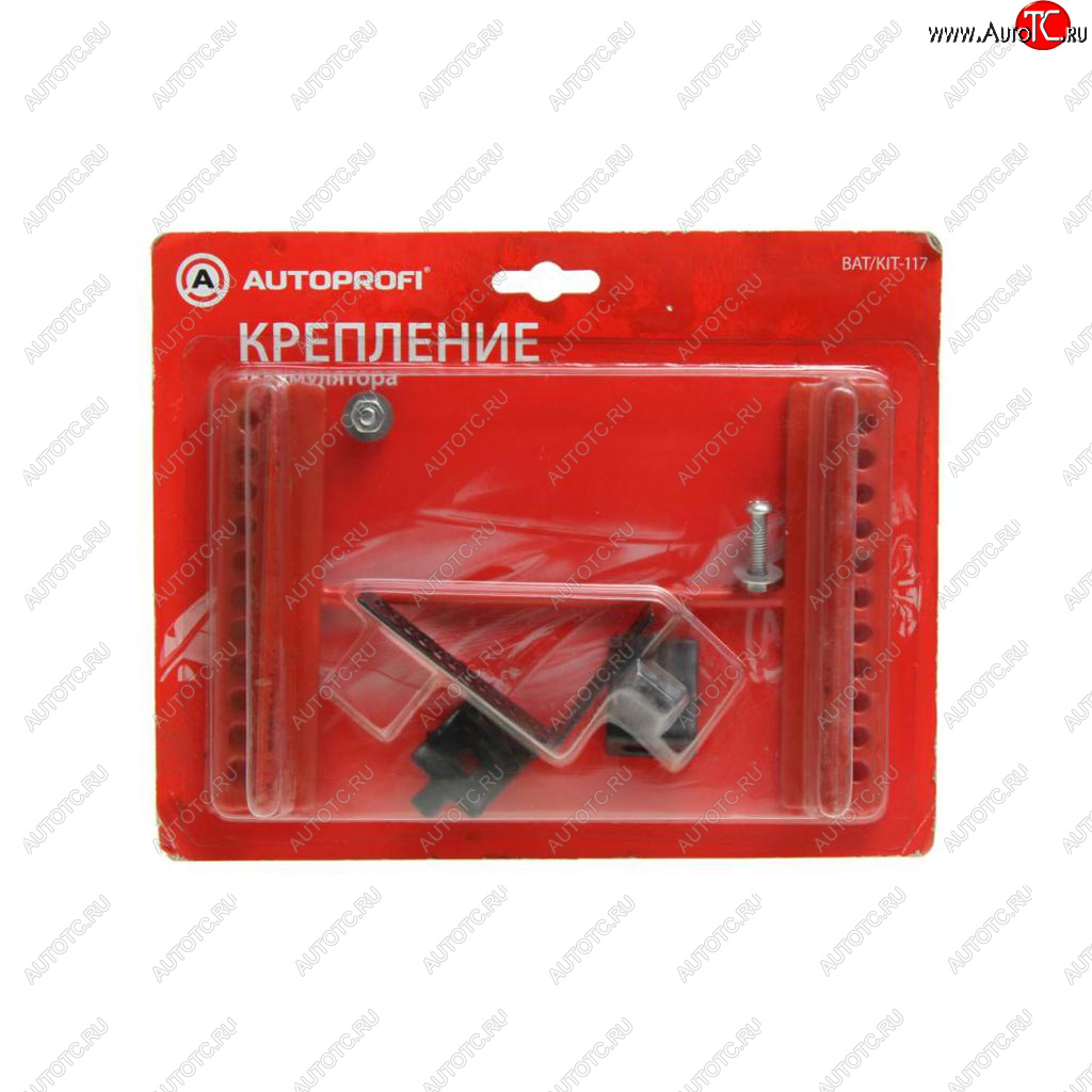 589 р. Кронштейн крепления АКБ универсальный, изолированный, с переходниками 148 AUTOPROFI AUTOPROFI batkit-117  с доставкой в г. Пермь
