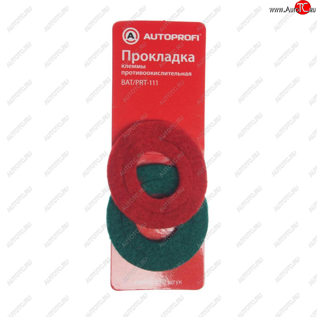 167 р. Прокладка для клемм аккумулятора противоокислительная 2шт. AUTOPROFI AUTOPROFI baтprt-111  с доставкой в г. Пермь