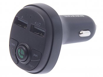 979 р. Устройство зарядное в прикуриватель с трансмиттером (bluetooth,hands free) BOROFONE BOROFONE bc26  с доставкой в г. Пермь. Увеличить фотографию 1