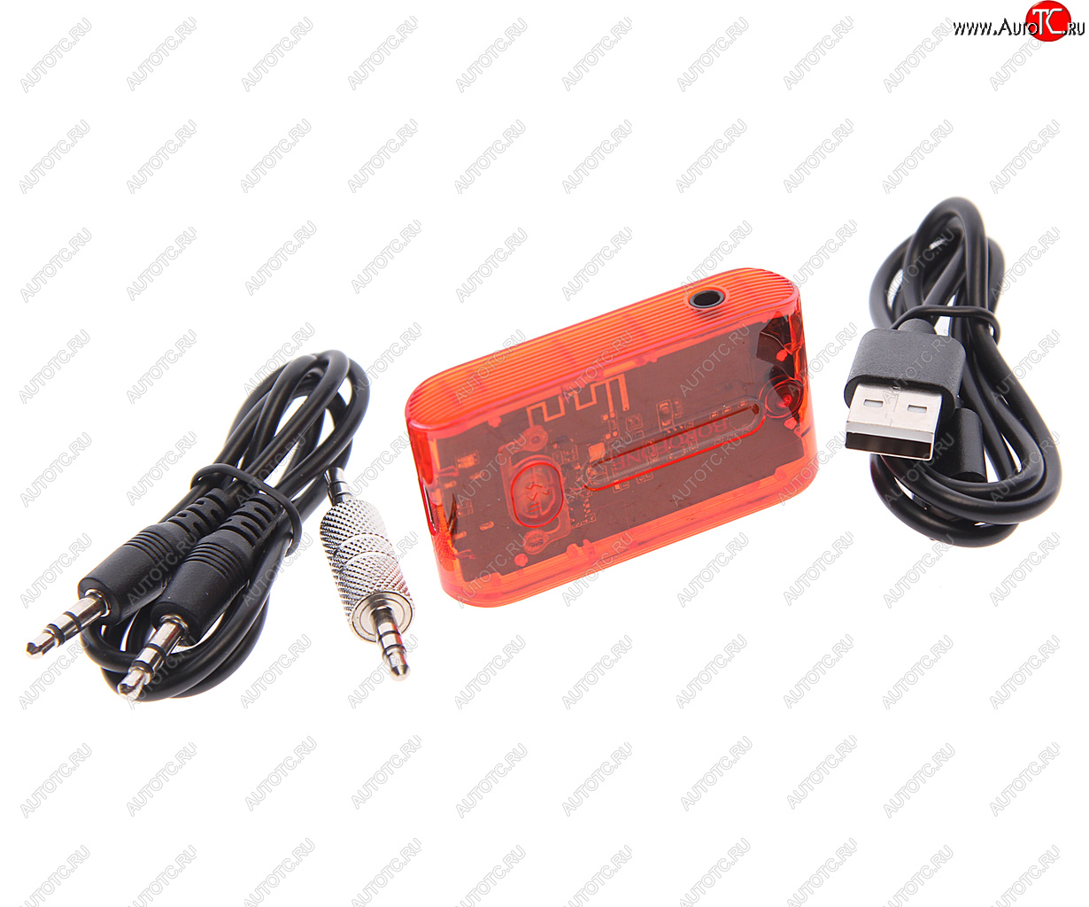 1 089 р. Адаптер Bluetooth автомобильный BOROFONE BOROFONE bc46 vitality orange  с доставкой в г. Пермь