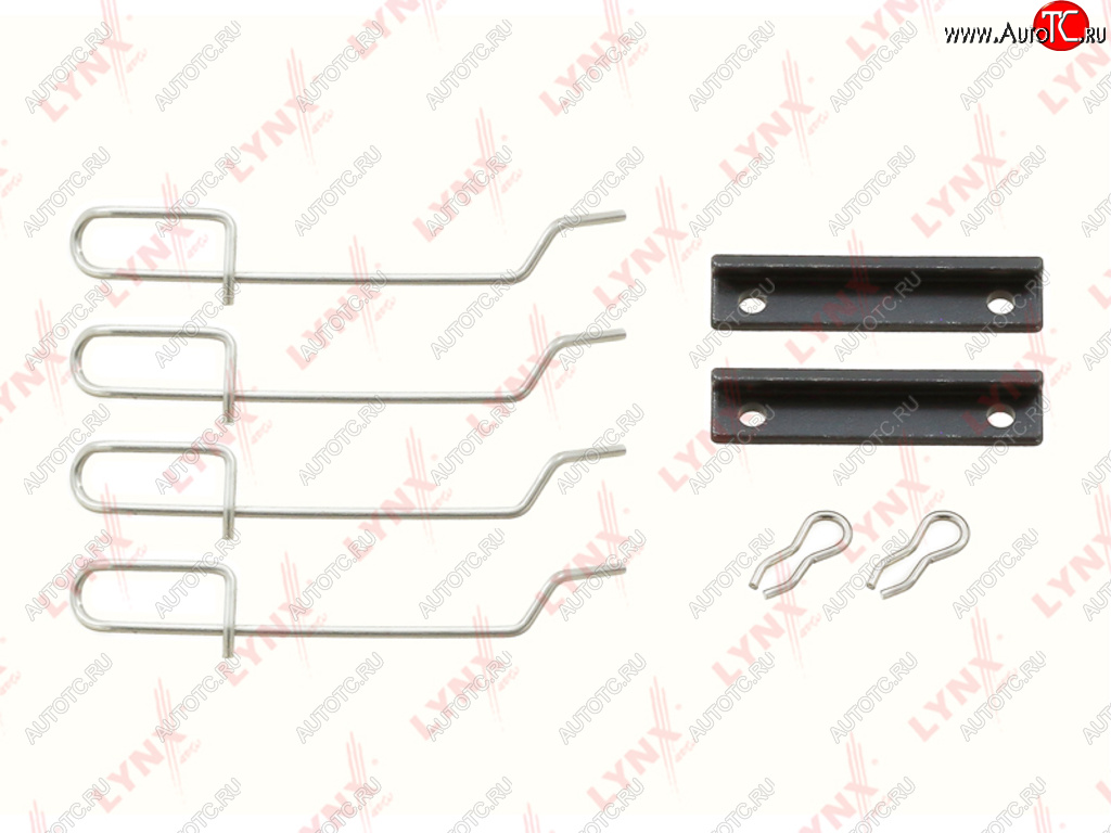 339 р. Комплект PEUGEOT 106,205,306 CITROEN Xsara,Saxo монтажный колодок тормозных задних LYNX LYNX bc8187  с доставкой в г. Пермь