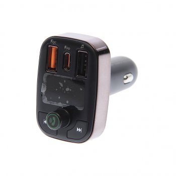 1 699 р. Устройство зарядное в прикуриватель с трансмиттером (bluetooth,hands free) черное XO XO bcc06 black  с доставкой в г. Пермь. Увеличить фотографию 1