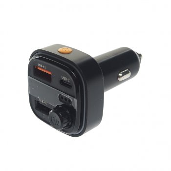 969 р. Устройство зарядное в прикуриватель с трансмиттером (bluetooth,hands free) черное XO XO bcc08 black  с доставкой в г. Пермь. Увеличить фотографию 1