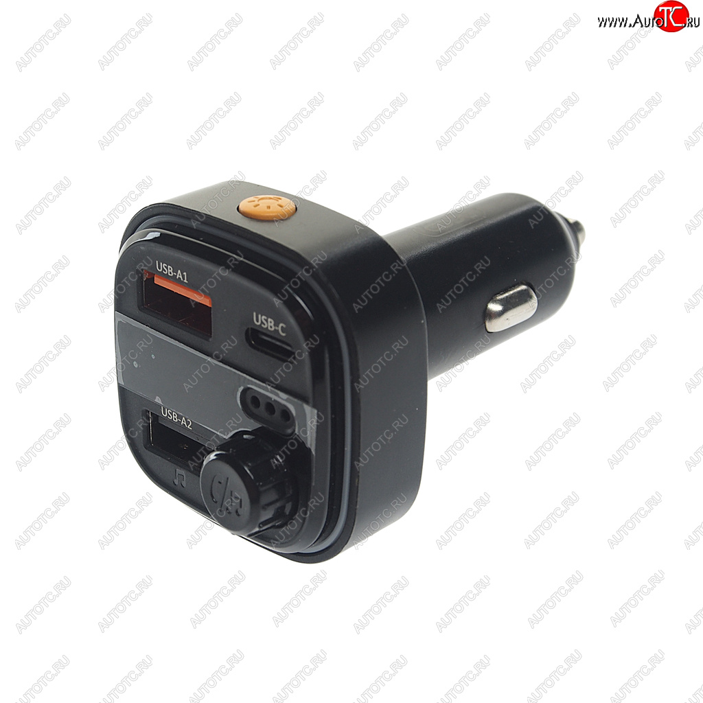 969 р. Устройство зарядное в прикуриватель с трансмиттером (bluetooth,hands free) черное XO XO bcc08 black  с доставкой в г. Пермь