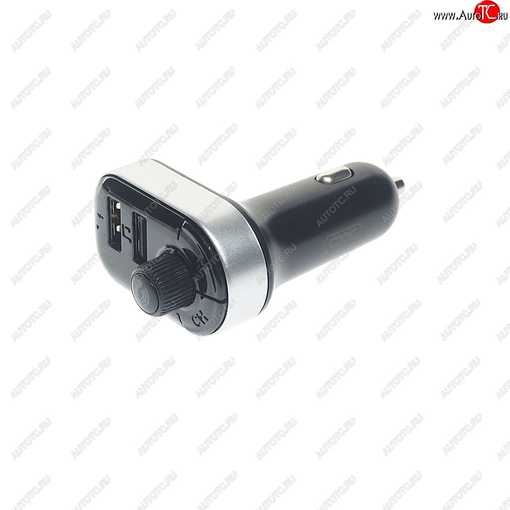 979 р. Устройство зарядное в прикуриватель с трансмиттером (bluetooth,hands free) черное XO XO bcc10 black  с доставкой в г. Пермь