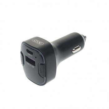 1 039 р. Устройство зарядное в прикуриватель с трансмиттером (bluetooth,hands free) черное XO XO bcc12  с доставкой в г. Пермь. Увеличить фотографию 1