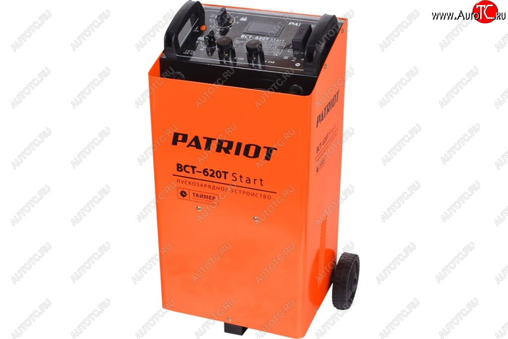 23 949 р. Устройство пуско-зарядное 12-24V90-1000Ач550А передвижное PATRIOT PATRIOT bct-620t start  с доставкой в г. Пермь