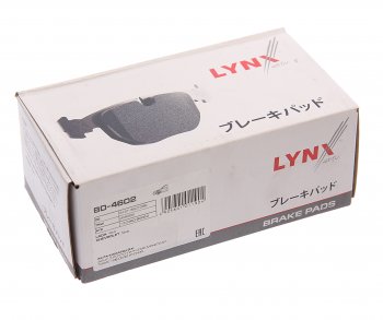 849 р. Колодки тормозные передние (4шт.) LYNX Лада 2123 (Нива Шевроле) дорестайлинг (2002-2008)  с доставкой в г. Пермь. Увеличить фотографию 2