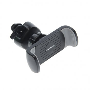 299 р. Держатель телефона на дефлектор BOROFONE BOROFONE bh61 black gray  с доставкой в г. Пермь. Увеличить фотографию 1