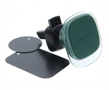 479 р. Держатель телефона на дефлектор магнитный BOROFONE BOROFONE bh82 green glaze  с доставкой в г. Пермь. Увеличить фотографию 1