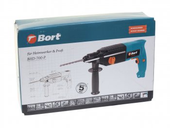5 349 р. Перфоратор 700Вт 3Дж BORT BORT (Китай) bhd-700-p  с доставкой в г. Пермь. Увеличить фотографию 3