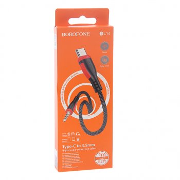 264 р. Переходник USB Type C на jack 3.5 BOROFONE BOROFONE bl14 black BOROFONE bl14 black  с доставкой в г. Пермь. Увеличить фотографию 3
