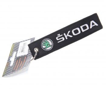 190 р. Брелок SKODA ткань,вышивка 13х3см MASHINOKOM MASHINOKOM bmv 091  с доставкой в г. Пермь. Увеличить фотографию 1