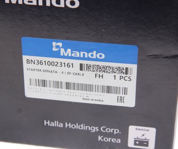 13 999 р. Стартер HYUNDAI Elantra,Matrix,Tucson KIA Carens,Cerato МКПП (1.4кВт) MANDO MANDO bn3610023161  с доставкой в г. Пермь. Увеличить фотографию 5