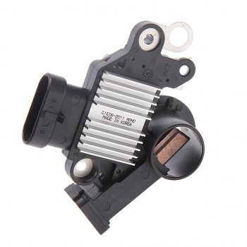 2 079 р. Регулятор CHEVROLET Aveo (02-),Lacetti (04-),Captiva (06-) (3PIN) (85А) напряжения генератора MANDO MANDO bn93740756  с доставкой в г. Пермь. Увеличить фотографию 1