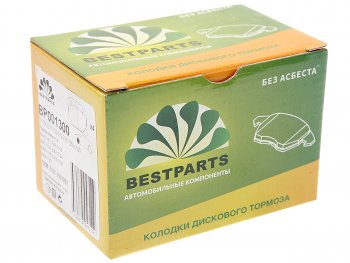 449 р. Комплект передних колодок дисковых тормозов (4 шт.) BESTPARTS Лада 2101 (1970-1988)  с доставкой в г. Пермь. Увеличить фотографию 2