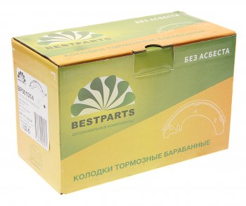 779 р. Колодки тормозные ВАЗ-1118,2170 задние (4шт.) (АБС) BESTPARTS BESTPARTS bp001314  с доставкой в г. Пермь. Увеличить фотографию 2