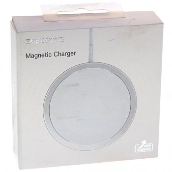 1 399 р. Устройство зарядное беспроводное для iPhone (12-) BOROFONE BOROFONE bq9 silver BOROFONE bq9 silver  с доставкой в г. Пермь. Увеличить фотографию 3