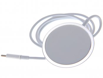 1 399 р. Устройство зарядное беспроводное для iPhone (12-) BOROFONE BOROFONE bq9 silver BOROFONE bq9 silver  с доставкой в г. Пермь. Увеличить фотографию 1