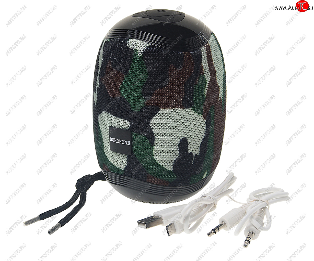 869 р. Колонка беспроводная bluetooth BOROFONE BOROFONE br6 camouflage green  с доставкой в г. Пермь