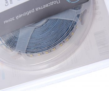 759 р. Лента светодиодная гибкая 10W 5м IP20 12V холодный белый (блистер) Basic GAUSS GAUSS bt040 GAUSS bt040  с доставкой в г. Пермь. Увеличить фотографию 2