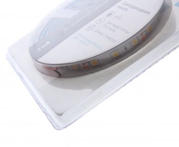 699 р. Лента светодиодная гибкая 10W 3м IP65 12V холодный белый (блистер) Basic GAUSS GAUSS bt052 GAUSS bt052  с доставкой в г. Пермь. Увеличить фотографию 2