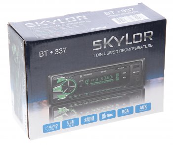 1 999 р. Магнитола автомобильная 1DIN SKYLOR SKYLOR bt-337  с доставкой в г. Пермь. Увеличить фотографию 3