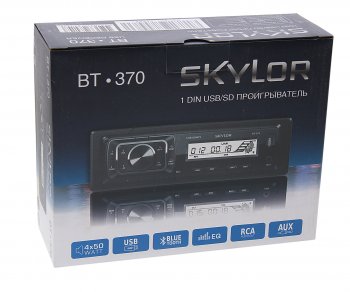 3 099 р. Магнитола автомобильная 1DIN SKYLOR SKYLOR bt-370  с доставкой в г. Пермь. Увеличить фотографию 5