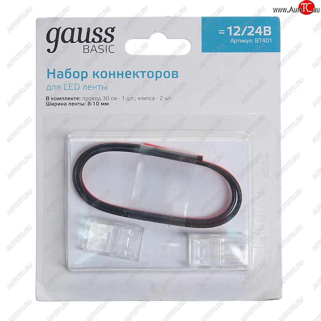 112 р. Коннектор для светодиодной ленты GAUSS GAUSS bt401  с доставкой в г. Пермь