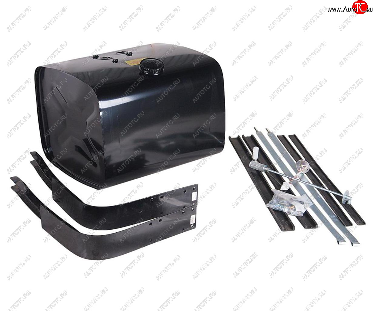 21 349 р. Бак топливный КАМАЗ 210л (530х650х690) с комплектом для установки+РТИ в сборе БАКОР БАКОР btb210pk2-po  с доставкой в г. Пермь