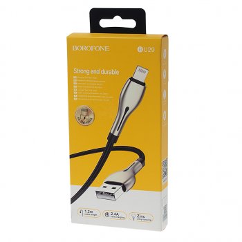 369 р. Кабель USB Type C-USB Type C 1.2м черный BOROFONE BOROFONE bu29 black  с доставкой в г. Пермь. Увеличить фотографию 2