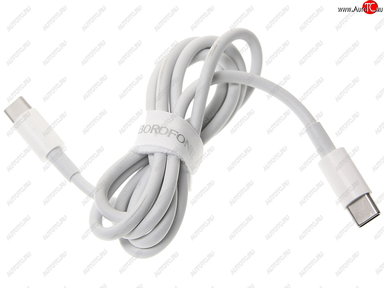 399 р. Кабель USB Type C-USB Type C 1м белый BOROFONE BOROFONE bx44 white BOROFONE bx44 white  с доставкой в г. Пермь