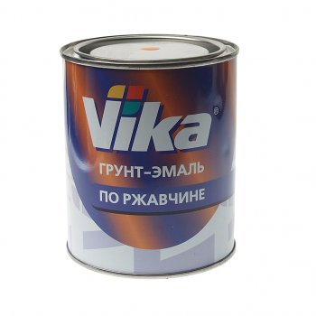 1 099 р. Грунт-эмаль по ржавчине пастельно-оранжевый RAL 2003 0.9кг VIKA VIKA ц0013104 VIKA ц0013104  с доставкой в г. Пермь. Увеличить фотографию 1