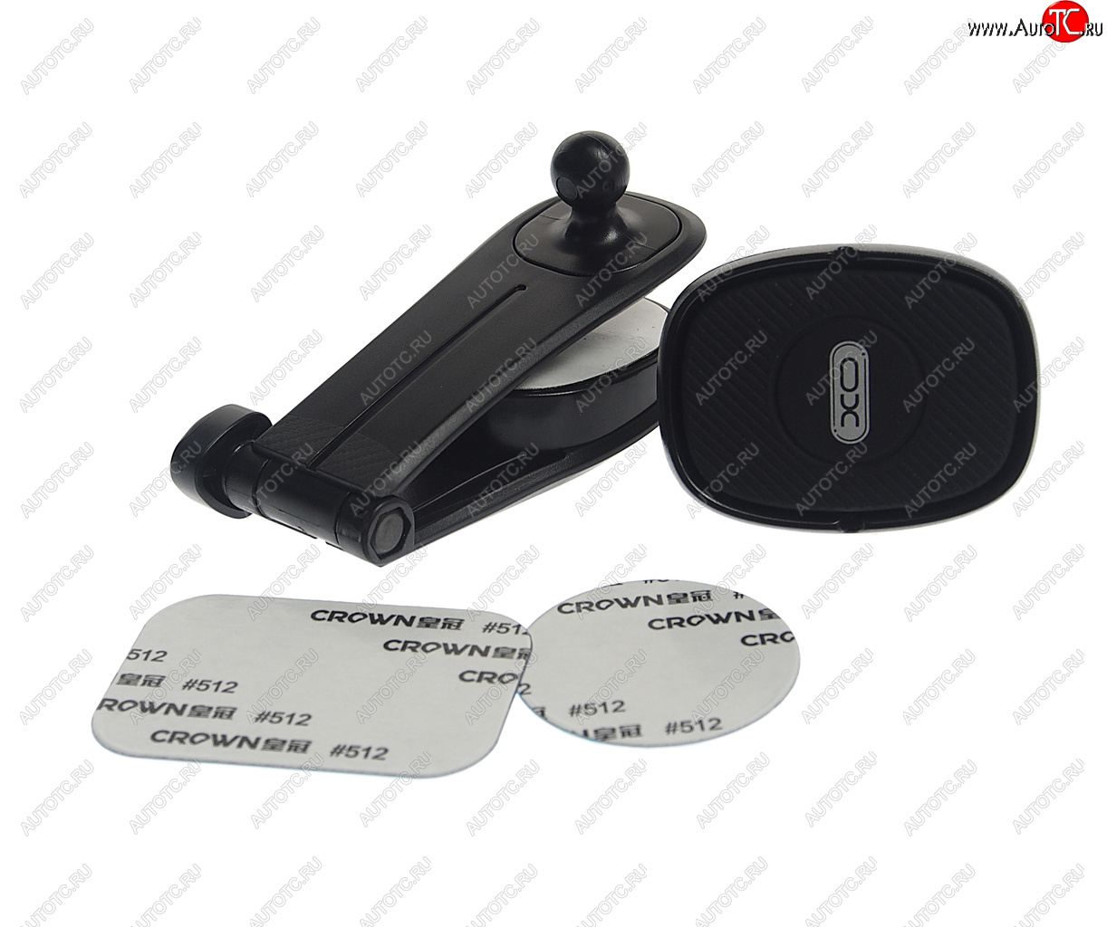 459 р. Держатель телефона универсальный магнитный черный XO XO c101 black  с доставкой в г. Пермь