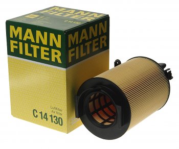 1 569 р. Фильтр воздушный VW AUDI SEAT SKODA (1.21.41.61.82.0 FSITFSI) MANN MANN c14130  с доставкой в г. Пермь. Увеличить фотографию 1