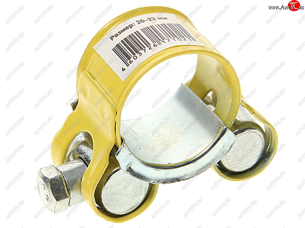 105 р. Хомут силовой d=020-022 (21) желтый COMFORT COMFORT c.20-22.ply  с доставкой в г. Пермь