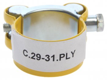 105 р. Хомут силовой d=029-031 (30) желтый COMFORT COMFORT c.29-31.ply  с доставкой в г. Пермь. Увеличить фотографию 2