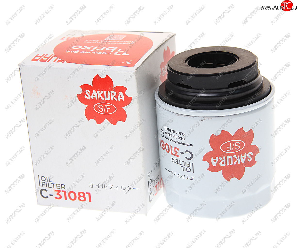 729 р. Фильтр масляный VW AUDI SEAT SKODA (1.21.4 TSITFSIFSI 1.6) SAKURA SAKURA c31081  с доставкой в г. Пермь