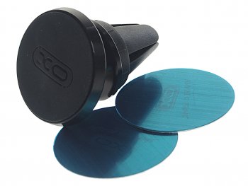 Держатель телефона на дефлектор магнитный черный XO XO c55b black