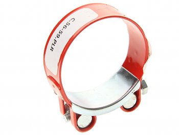 Хомут силовой d=056-059 (57) красный COMFORT COMFORT c.56-59.plr