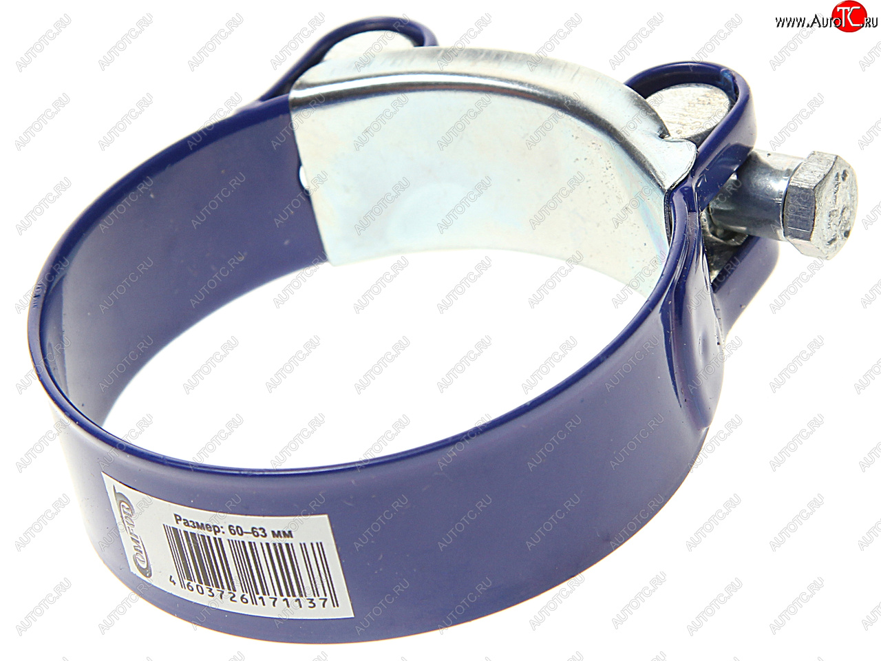 165 р. Хомут силовой d=060-063 (61) синий COMFORT COMFORT c.60-63.pl  с доставкой в г. Пермь