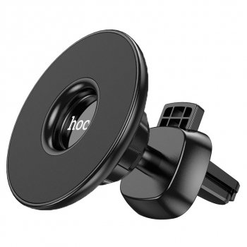 Держатель телефона на дефлектор магнитный черный HOCO HOCO ca112 black