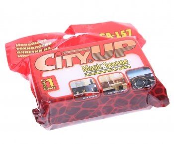 Губка меламиновая бытовая CITY UP CITY UP ca-157