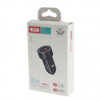 739 р. Устройство зарядное в прикуриватель 1USB + 1 Type C 12V черное XO XO cc32 black  с доставкой в г. Пермь. Увеличить фотографию 4