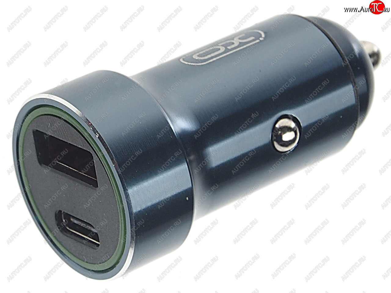 789 р. Устройство зарядное в прикуриватель 1USB + 1 Type C 12V синее XO XO cc32 blue  с доставкой в г. Пермь