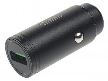499 р. Устройство зарядное в прикуриватель 1USB 12V черное XO XO cc39 black  с доставкой в г. Пермь. Увеличить фотографию 1
